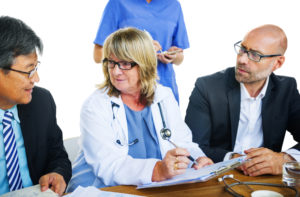 nurse-manager-300x197 Healthcare Workers Having a Discussion