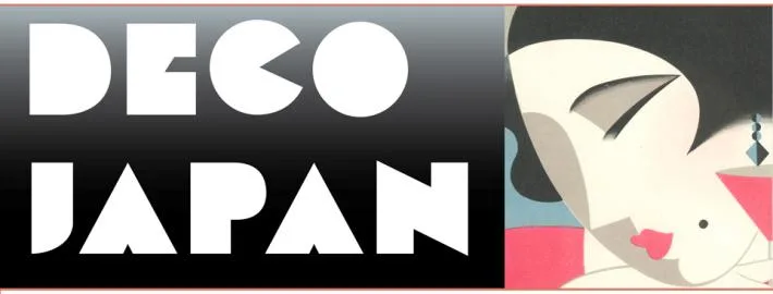 Баннер с текстом DECO JAPAN и рисунком девушки.