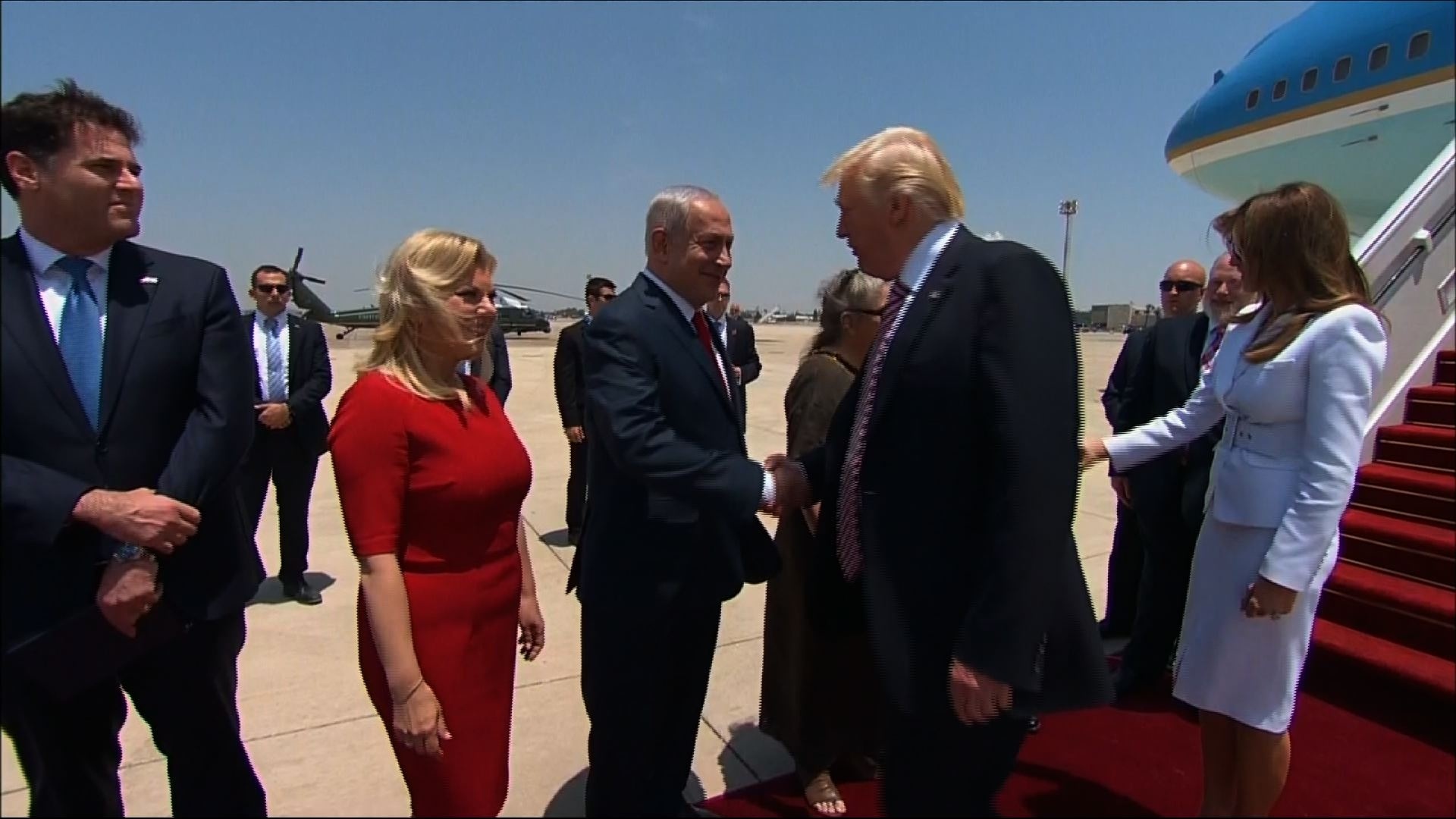 trump-in-israel-1495450517 Трамп попробует примирить Израиль и Палестину во время визита в Тель-Авив