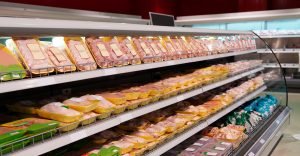 meat_0-300x156 Fresh chicken meat on supermarket shelf