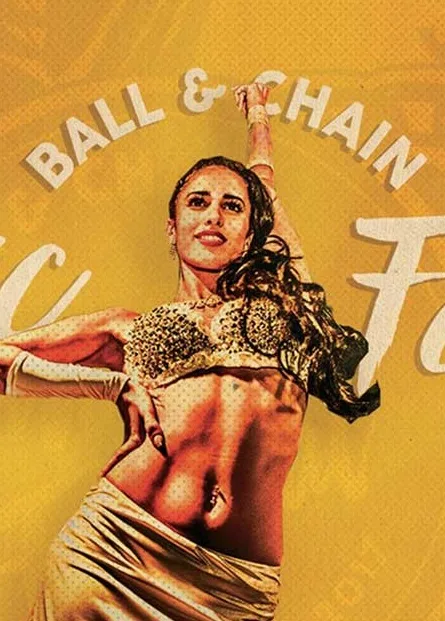Танцовщица на рекламном постере фестиваля Ball and Chain.