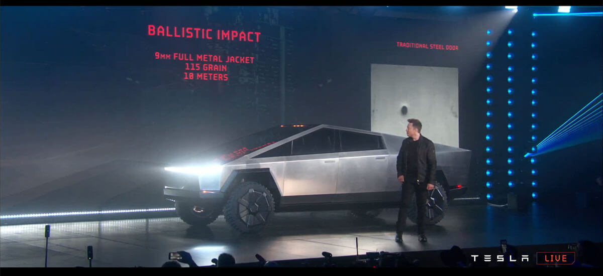 ElonMusk-Cybertruck-Unveiled Илон Маск показал новый электрический пикап и всех удивил
