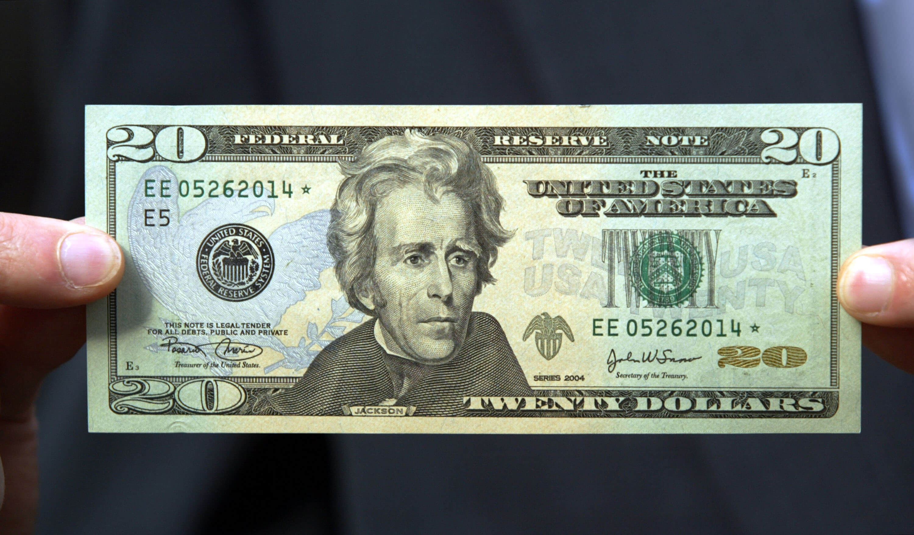Newly Redesigned 20 Dollar Bill unveiled in Washington Rubic us