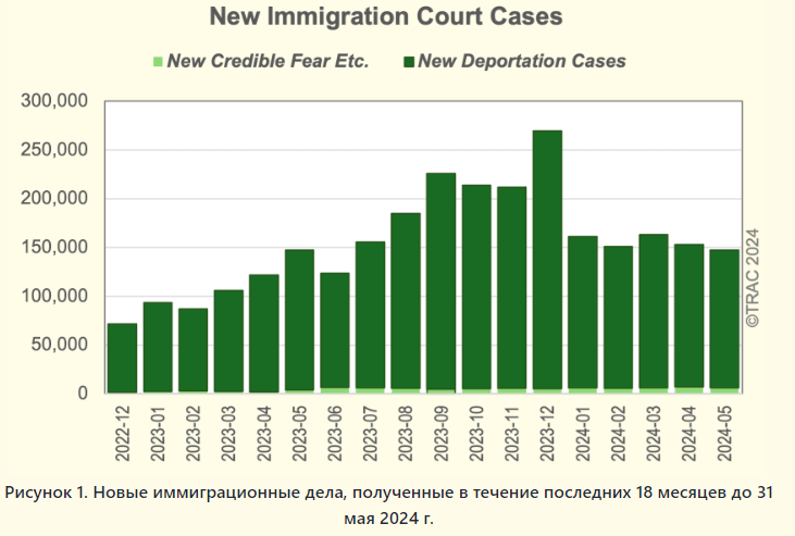 novye-kejsy-v-sudah В иммиграционные суды сейчас поступает меньше новых дел