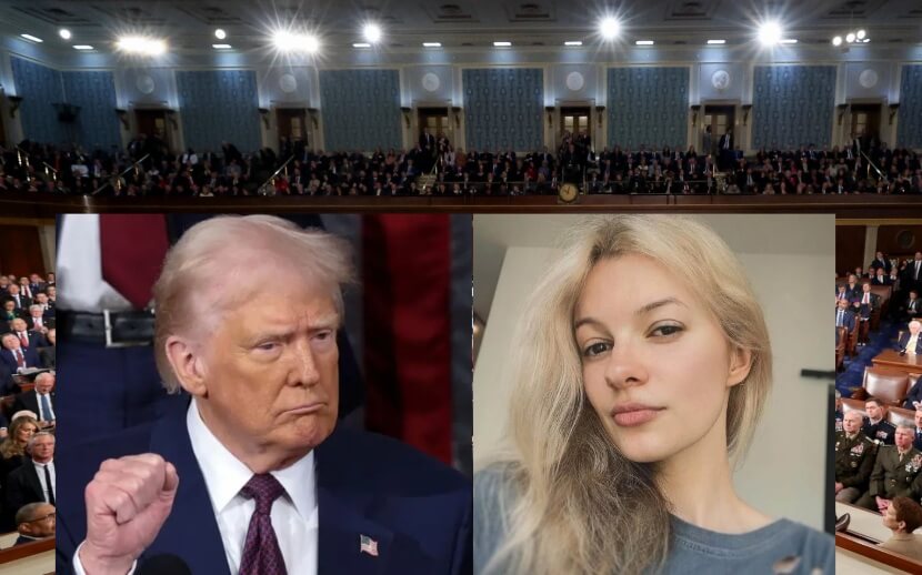 Tramp-i-Zarutskaya Трамп пригласил в Конгресс маму убитой в Шарлотте украинки Ирины Заруцкой