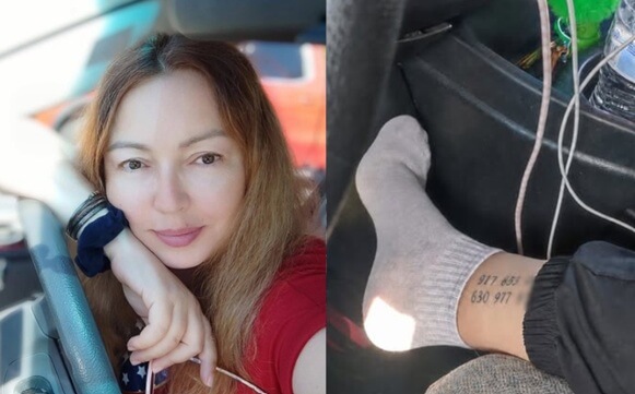 Irina-Kolienko Девушка сделала татуировку с номером иммиграционного адвоката и друга