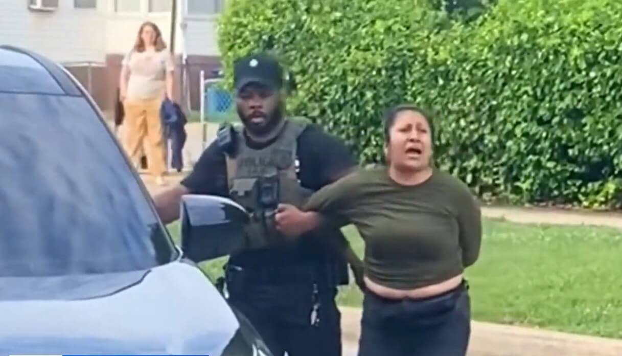 arest-v-Baltimore-skrinshot Рейды ICE: в Балтиморе арестовали родителей у школы, в Миннесоте - жертв преступлений